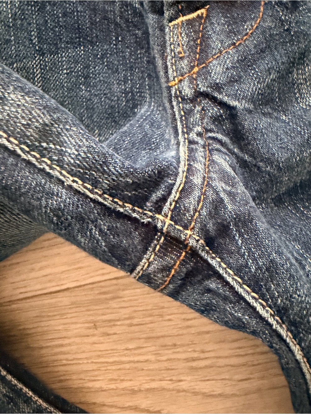 Vintage Premium Guess Hand-Made Limited Edition Flared Jeans 32X34 Made in USA - Picture 4 of 14